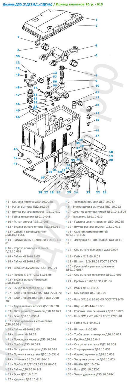 Привод капанов Д50.10